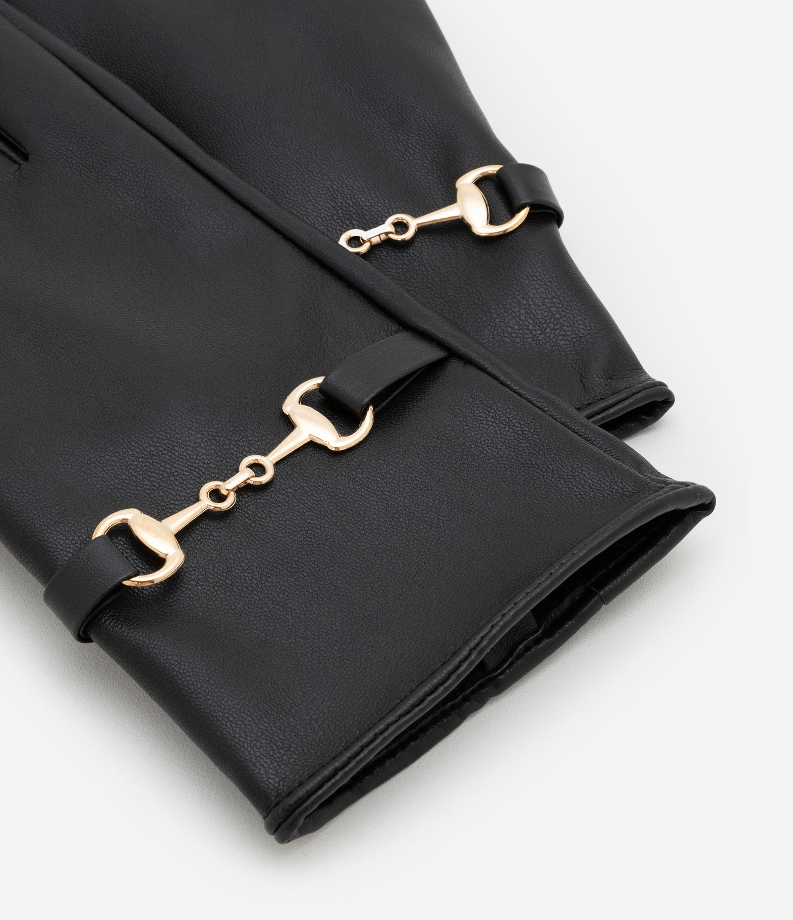 Luva em PU com Bridão Preto 2