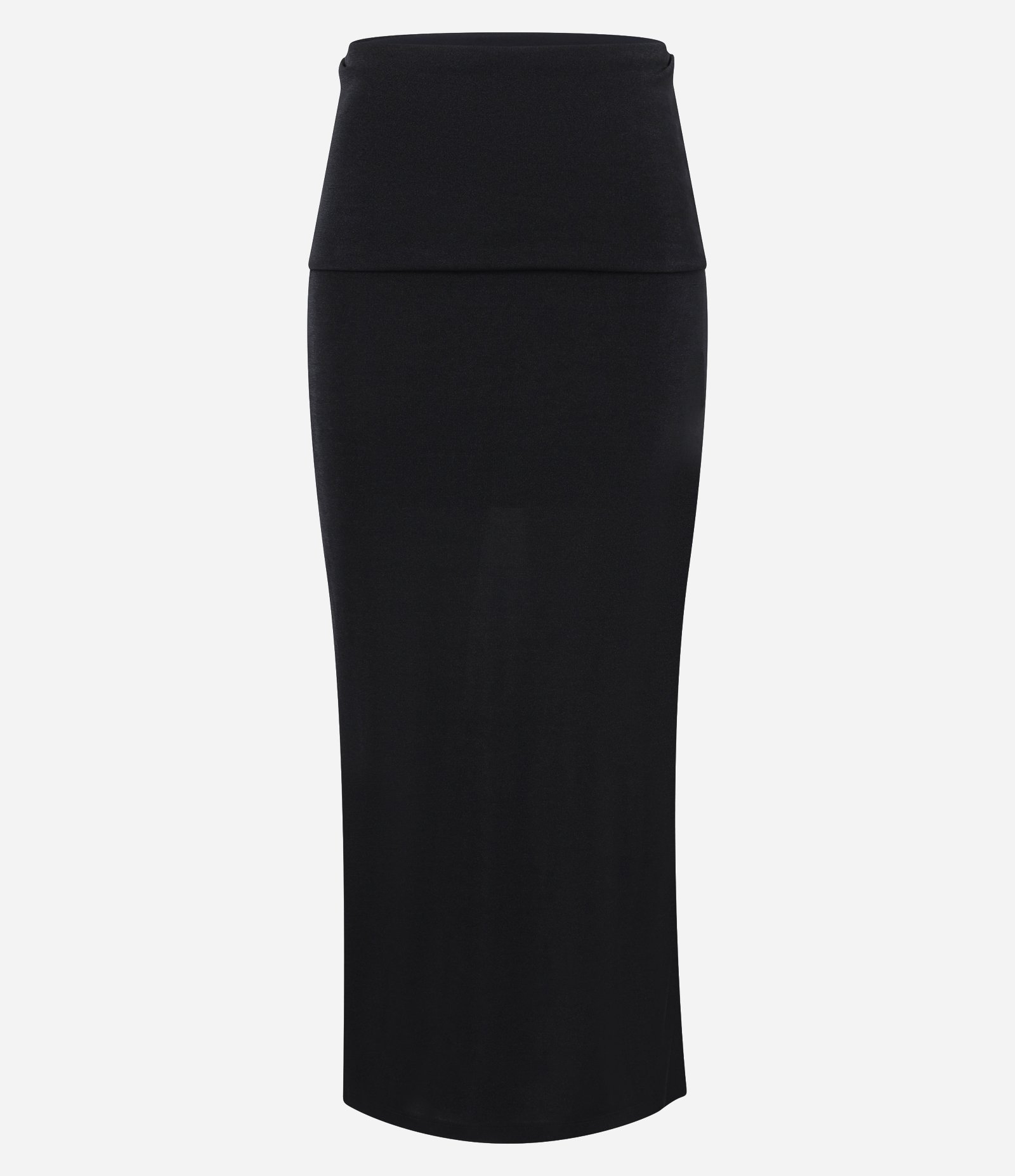 Saia New Midi com Pala na Cintura Preto 6