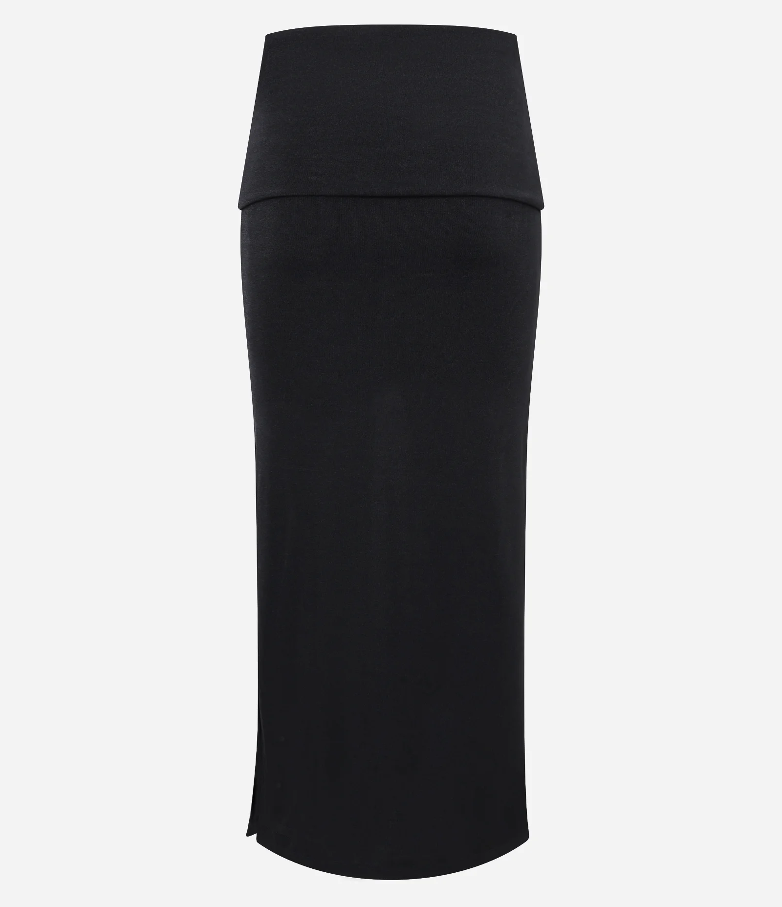 Saia New Midi com Pala na Cintura Preto 7