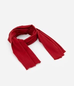 Cachecol Maquinetado com Felpas na Barra