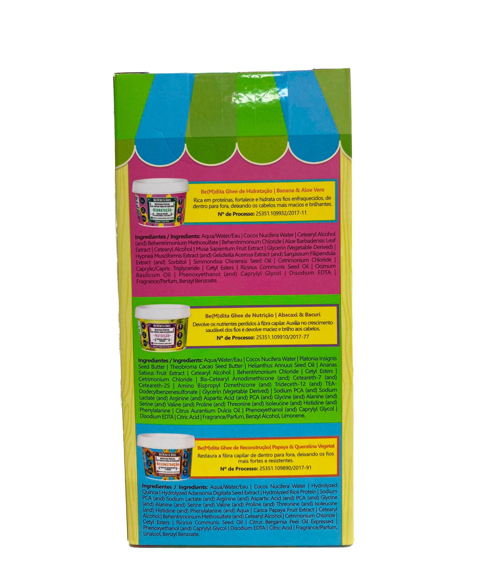 Kit Feira Cronolola Manteiga de Hidratacao 100g + Manteiga de Nutricao 100g + Manteiga de Reconstrucao 100g Lola KIT 2