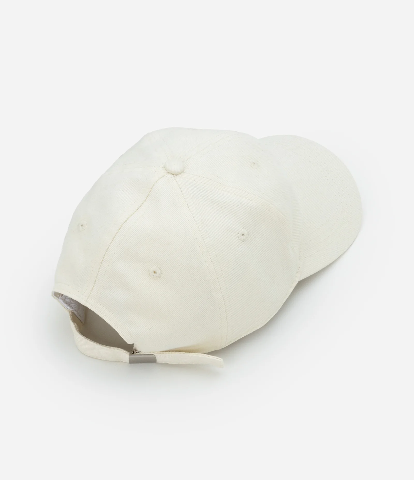 Boné Aba Curva em Sarja com Lettering Los Angeles Bege 2