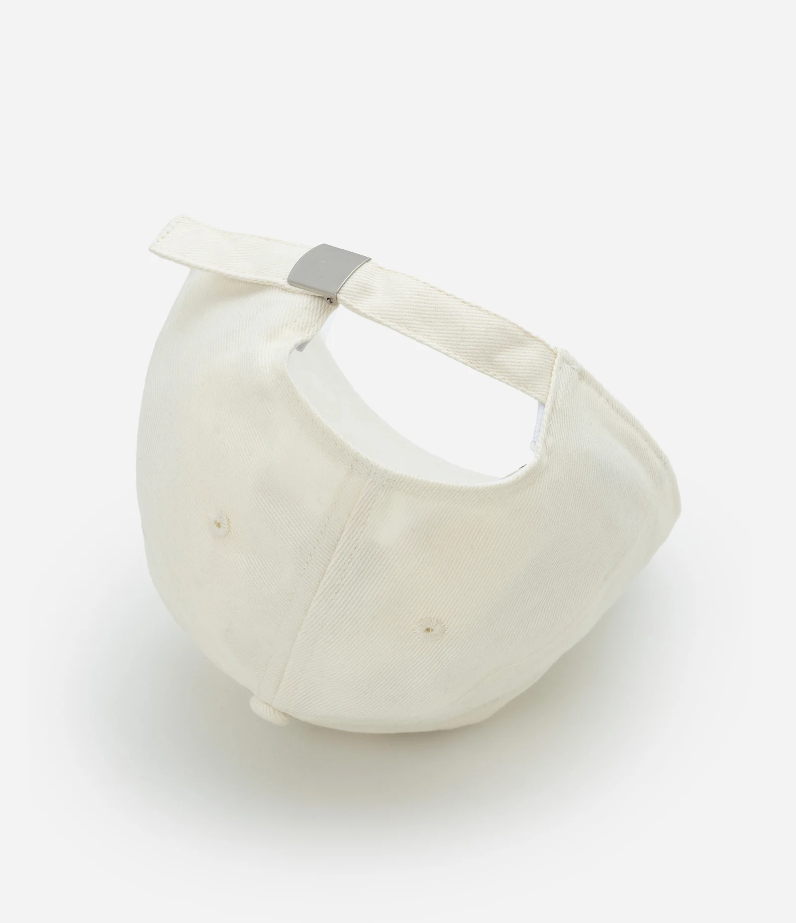 Boné Aba Curva em Sarja com Lettering Los Angeles Bege 3