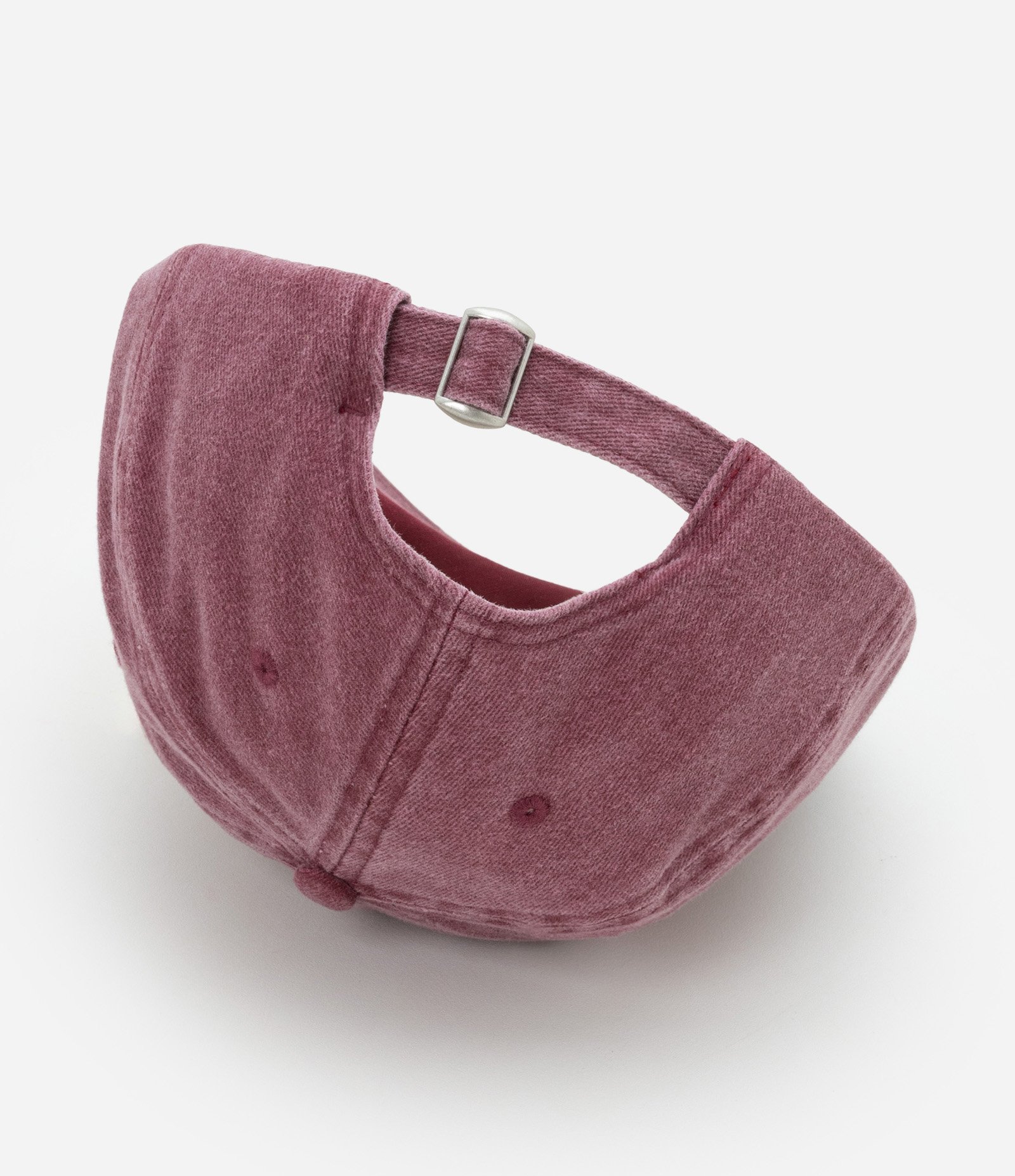 Boné Aba Curva em Sarja Estonada Vermelho 3