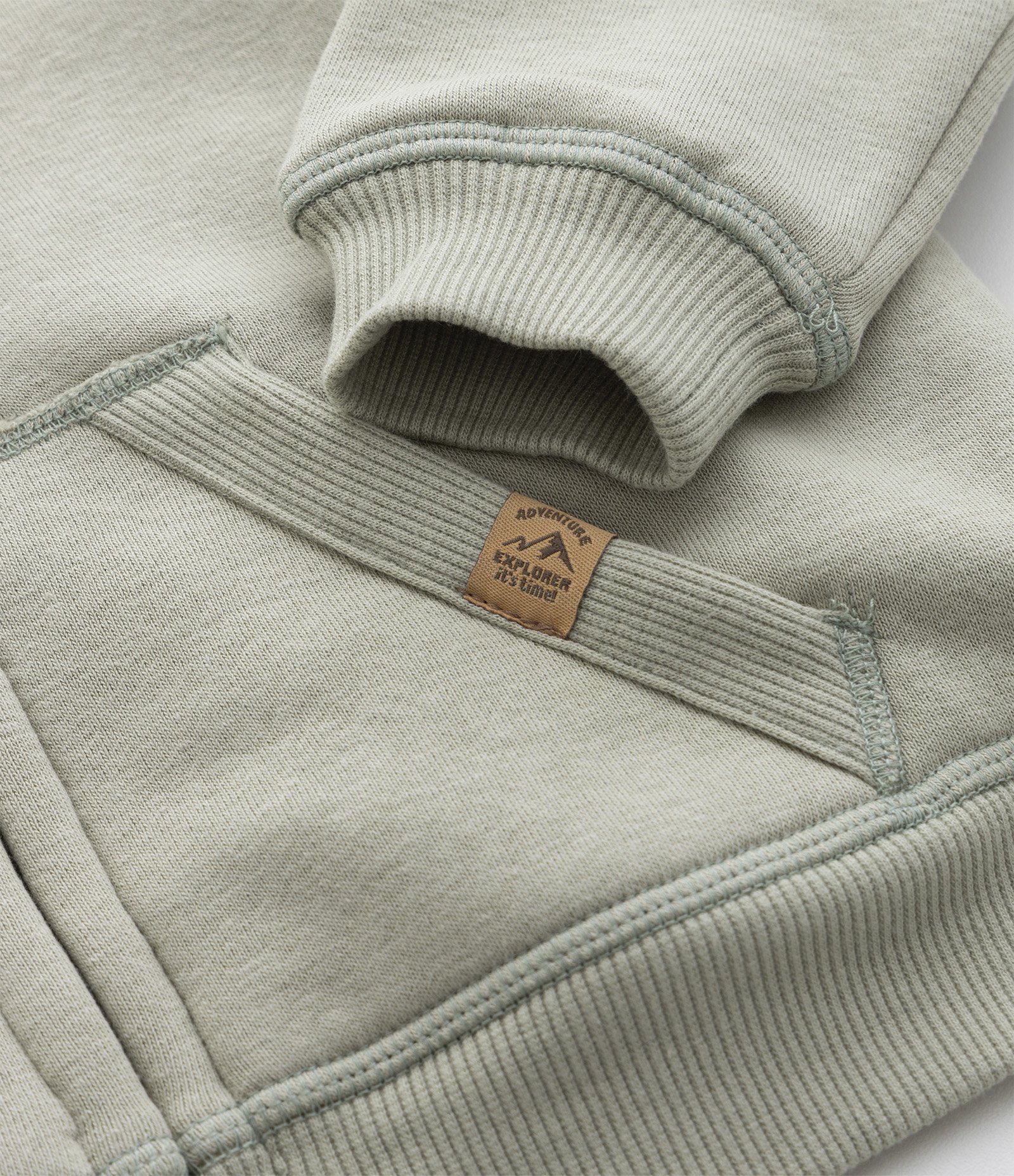 Casaco Infantil com Capuz e Forro de Sherpa - Tam 1 a 5 anos Verde 7