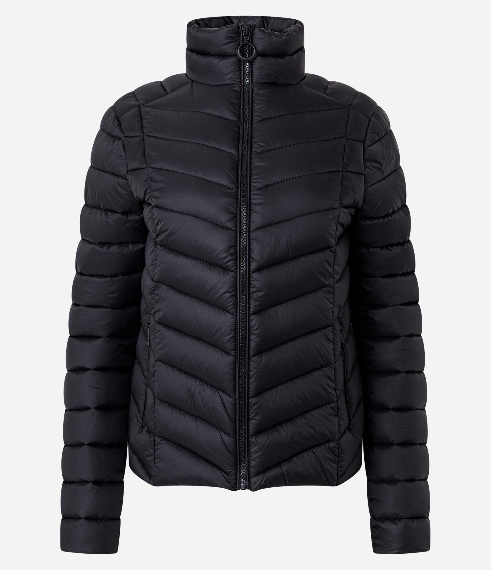 Jaqueta Puffer Ultra Leve em Poliamida com Saquinho de Guardar Preto 7
