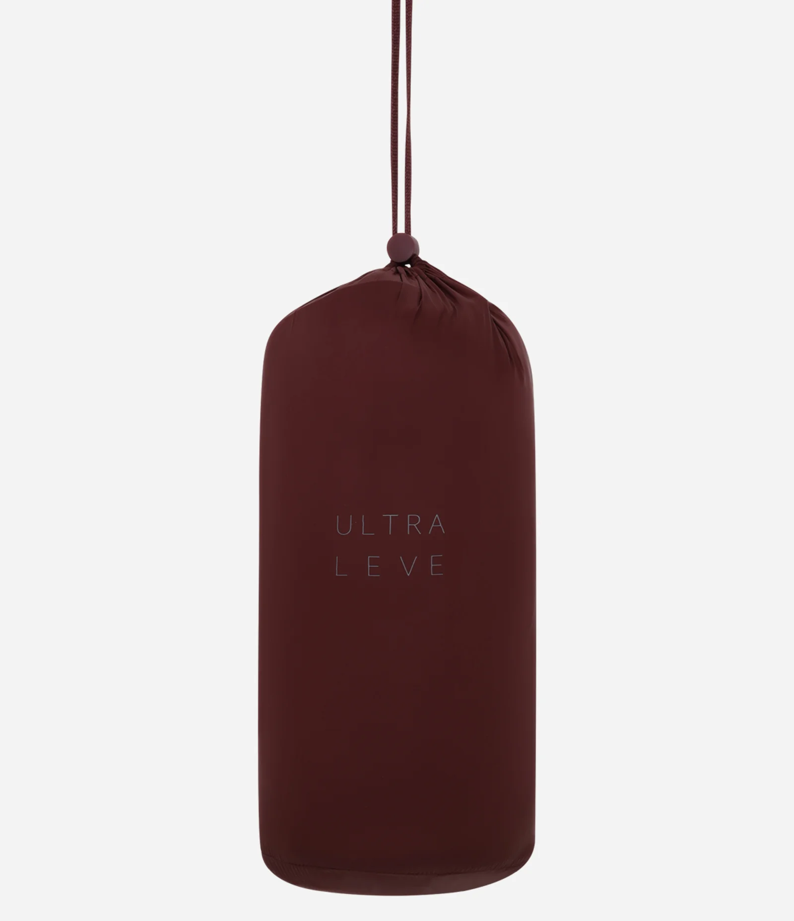 Jaqueta Puffer Ultra Leve em Poliamida com Saquinho de Guardar Bordô 8