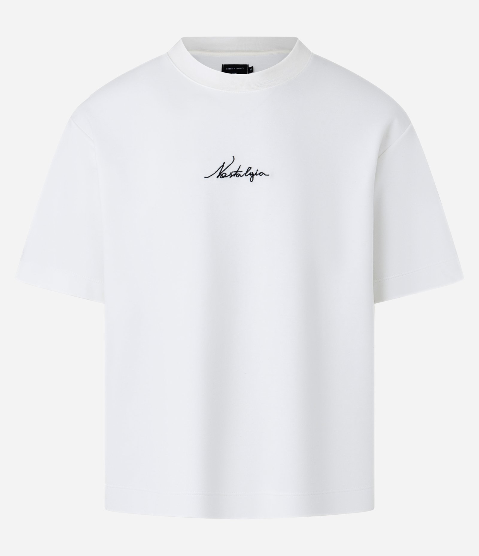 Camiseta Boxy em Algodão com Estampa Nostalgia Branco 5