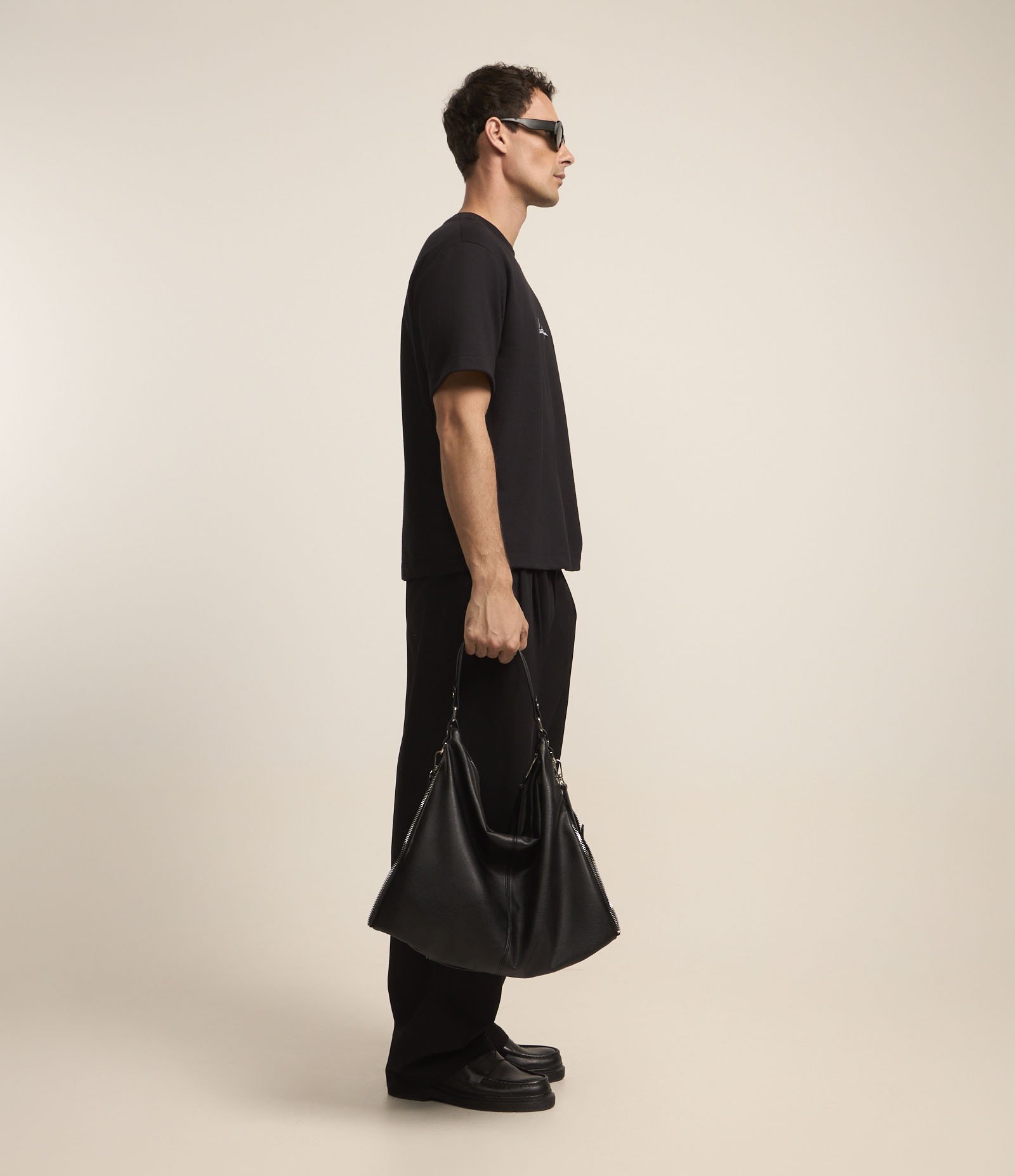 Camiseta Boxy em Algodão com Estampa Nostalgia Preto 4