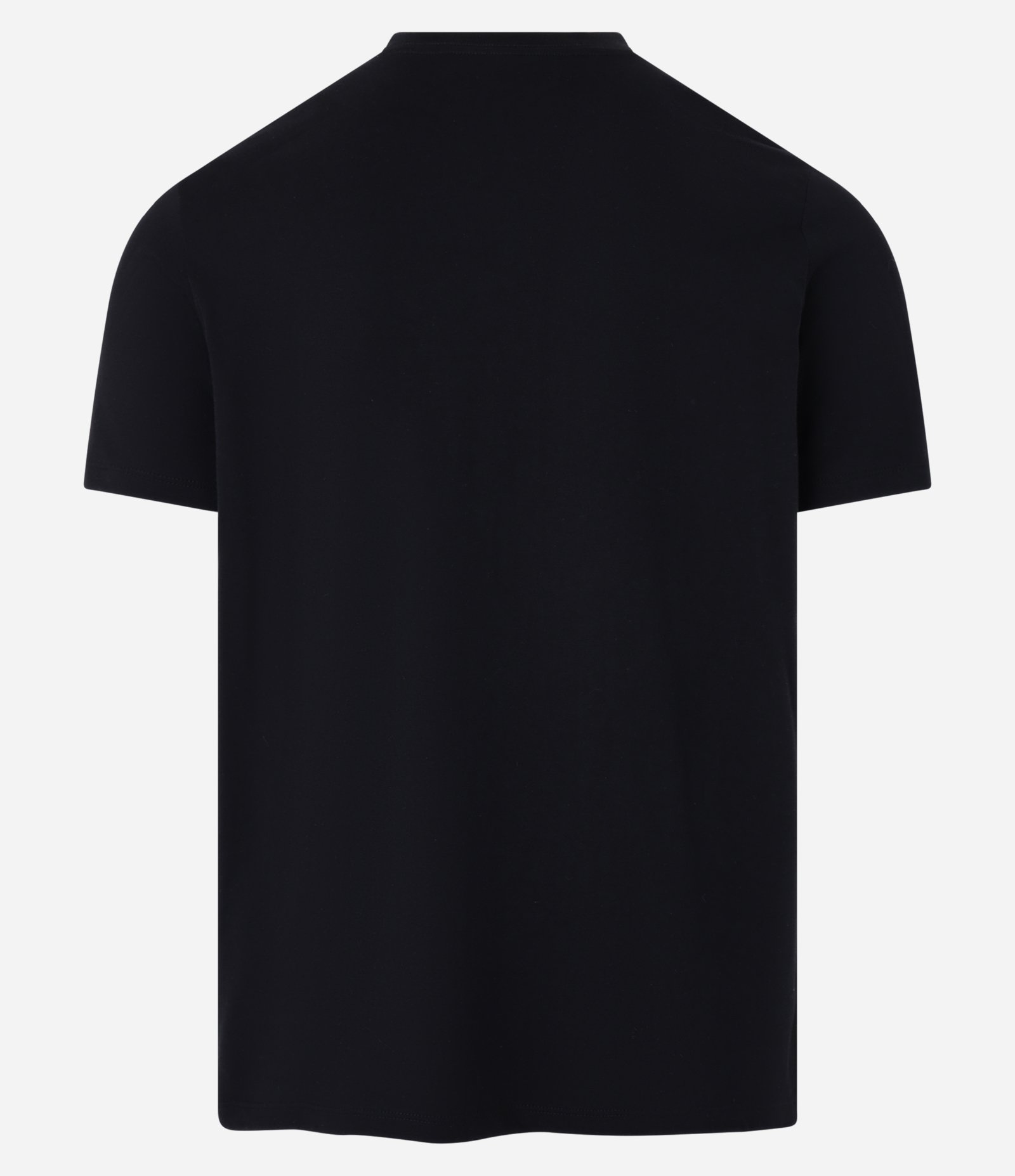 Camiseta em Algodão com Estampa Who Controls our Reality Preto 5