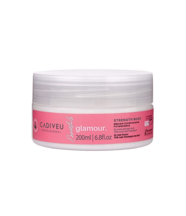 Máscara Hidratante e Fortalecedora Glamour Cadiveu Professional Essentials 200ml