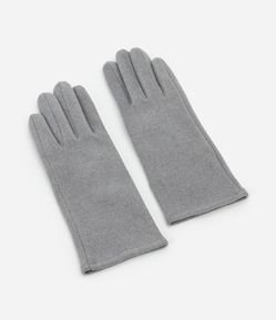 Luva em Suede com Detalhe Dedal Touch Screen