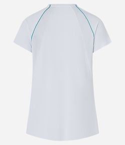 Camiseta Esportiva em Microfibra com Friso