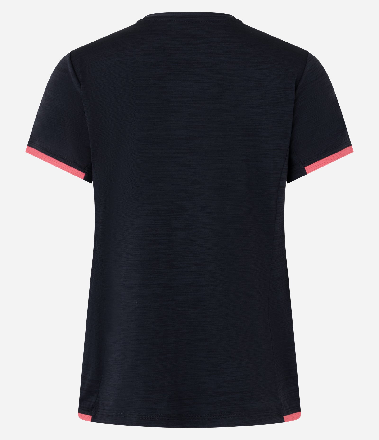 Camiseta Esportiva com Frisos Contrastantes Preto 6