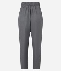 Calça Cenoura Alfaiatada com Cós Transpassado