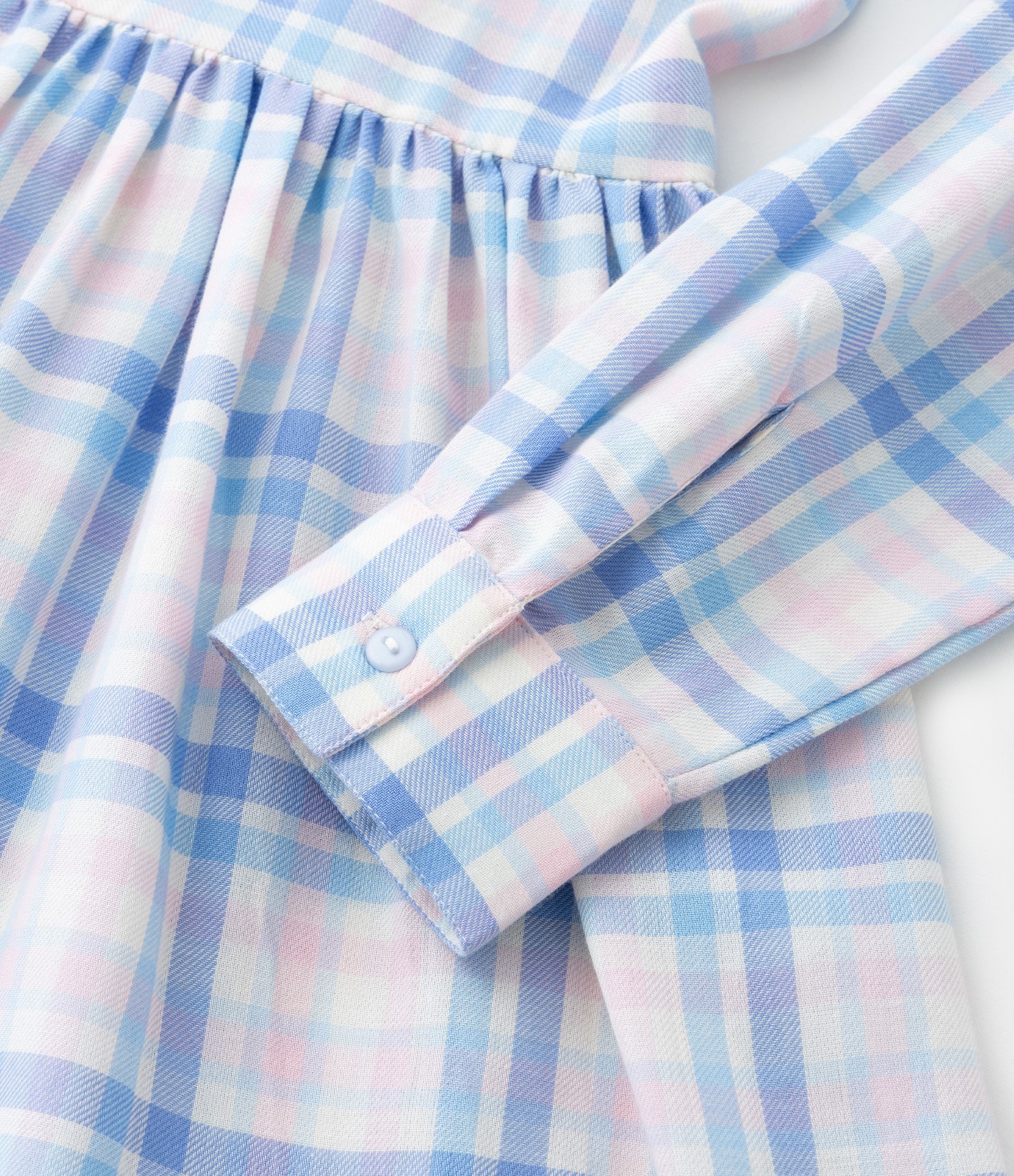 Vestido Marias Infantil com Estampa Xadrez - Tam 5 a 14 Anos Azul 5