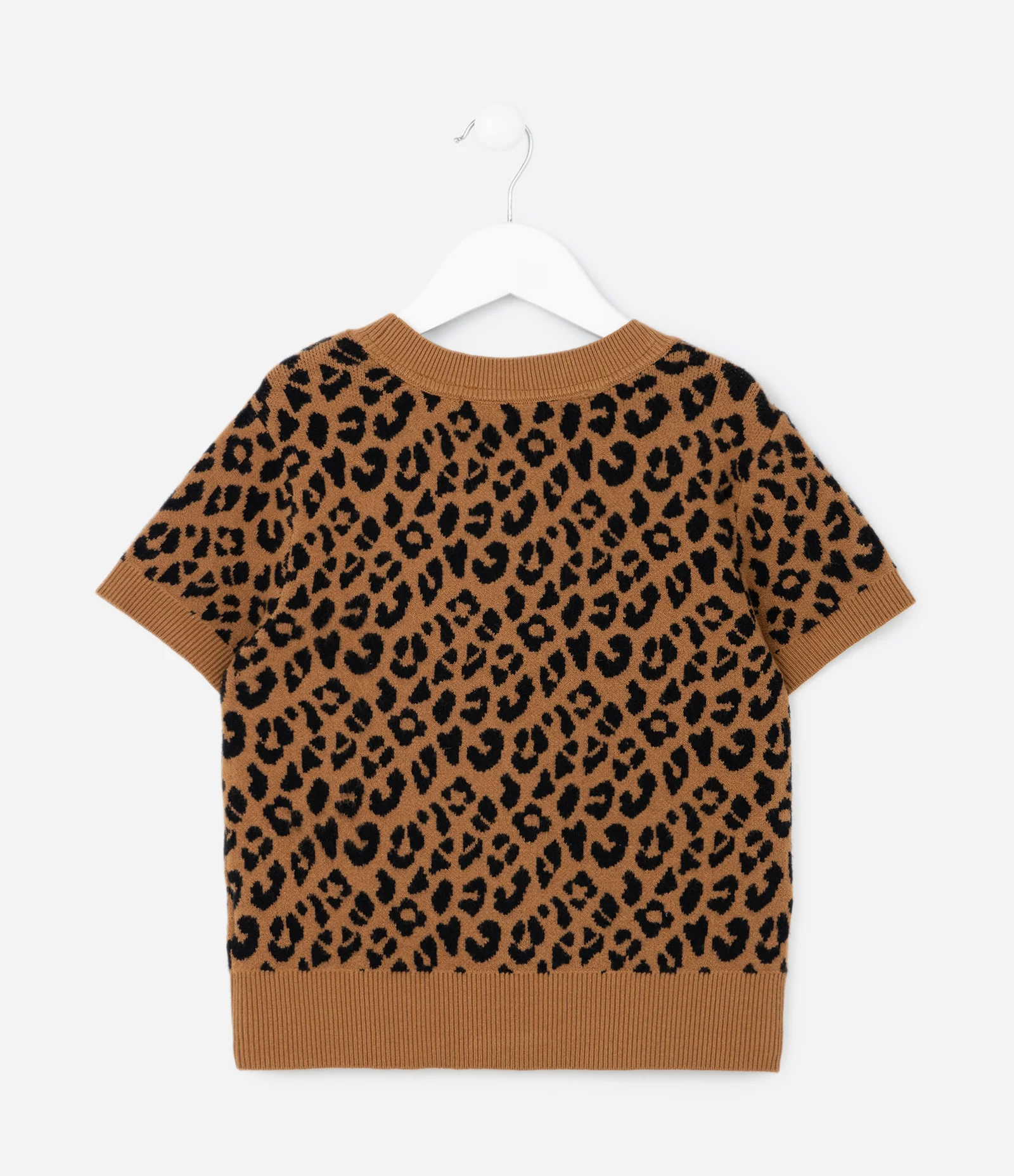 Blusa Infantil com Estampa Oncinha - Tam 5 a 14 Anos Marrom 2
