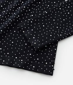 Blusa Infantil com Aplicações de Brilhinhos - Tam 5 a 14 Anos