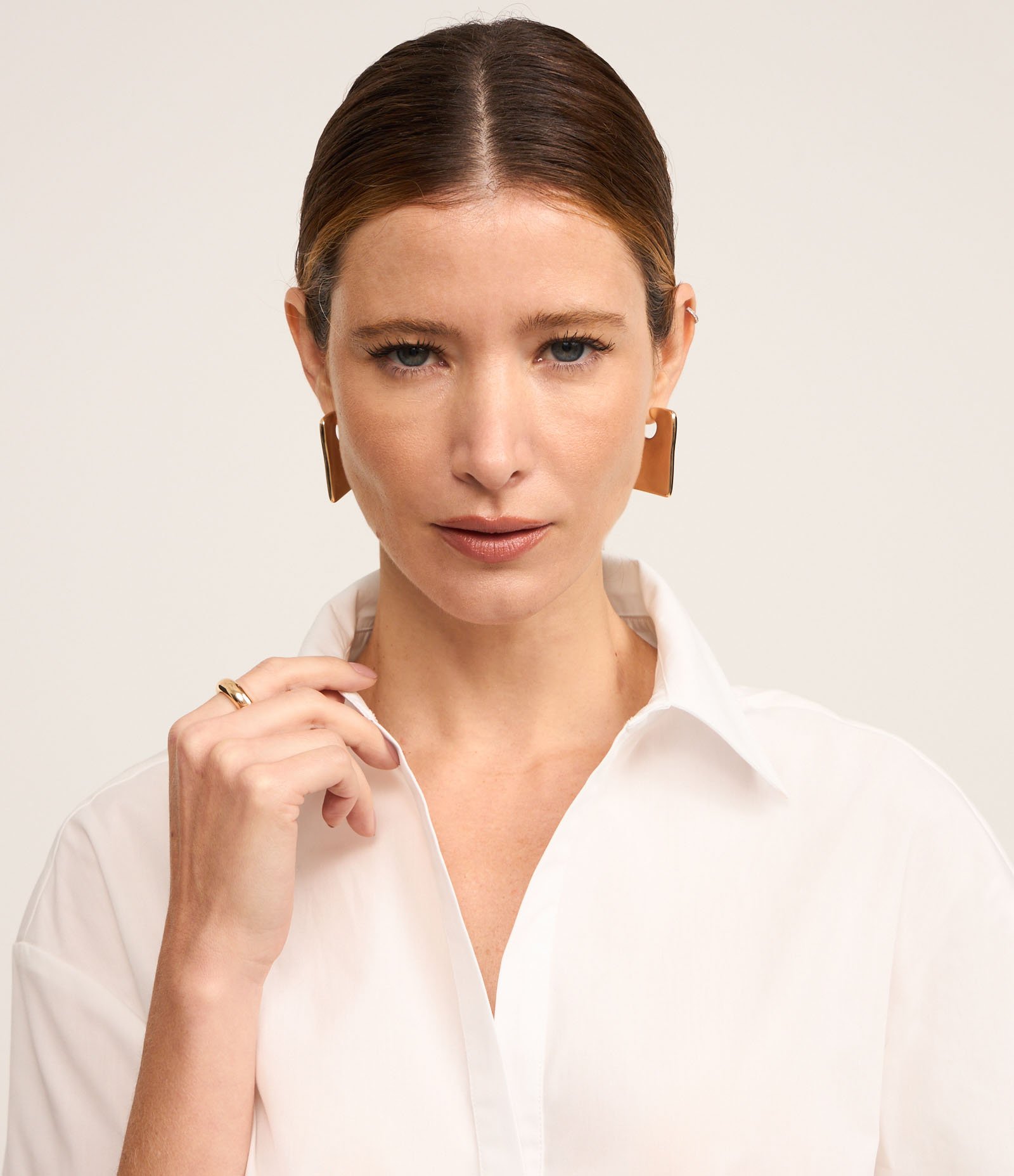 Body em Tricoline com Gola Polo Branco 5