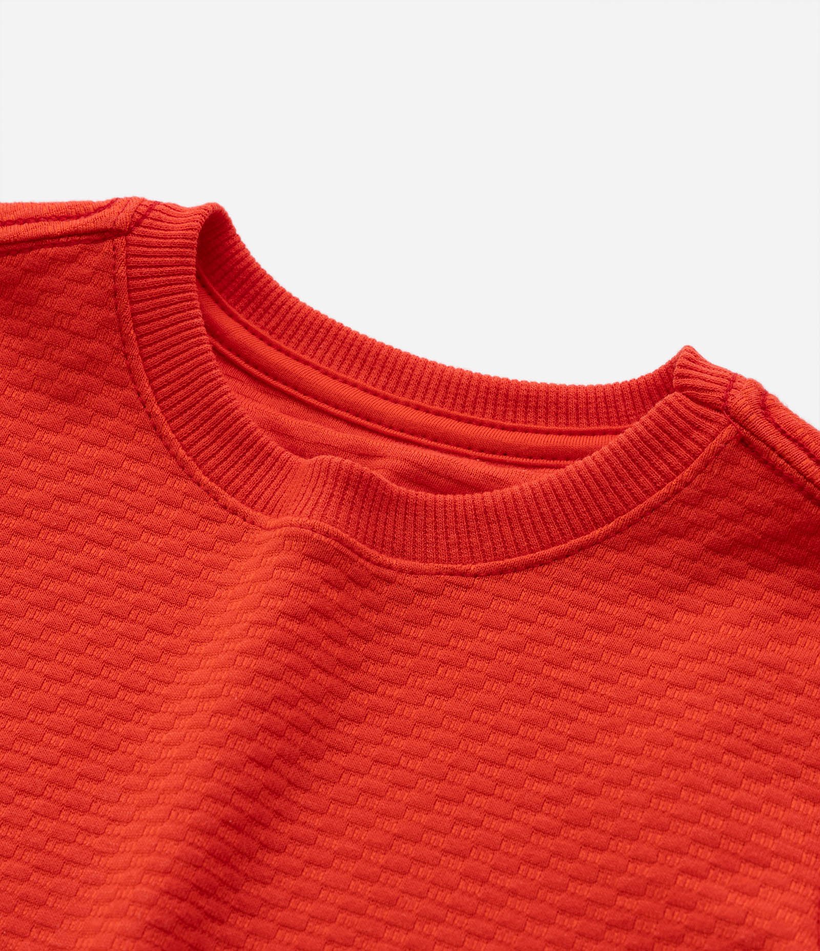 Camiseta Infantil em Algodão Texturizada - Tam 1 a 5 Anos Vermelho 5