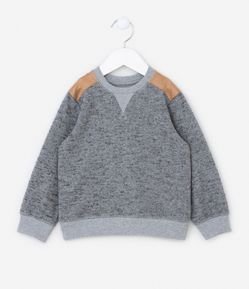 Blusão Infantil em Moletom com Forro Quentinho - Tam 1 a 5 Anos