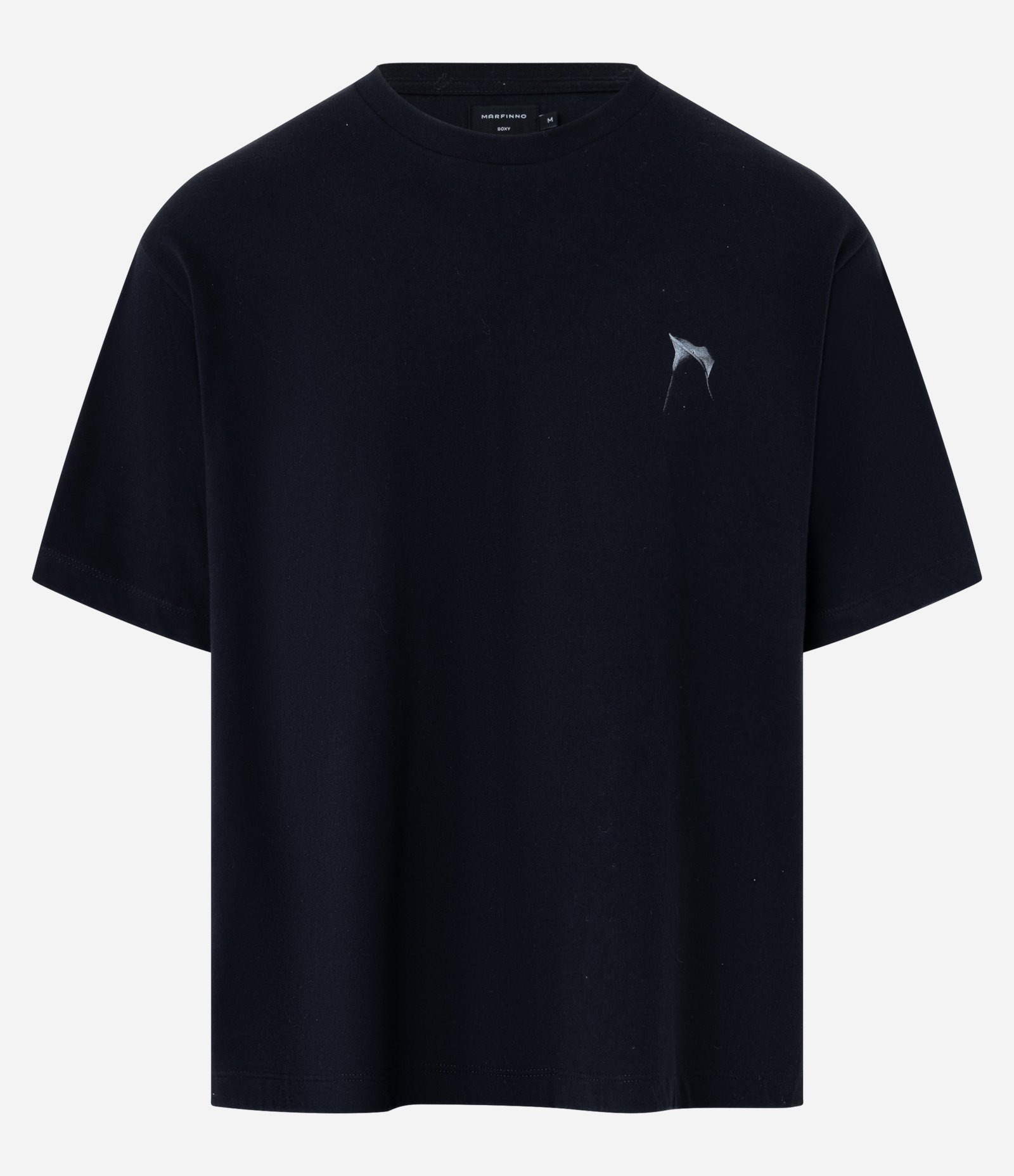 Camiseta Boxy em Algodão com Estampa Surrealismo Preto 6