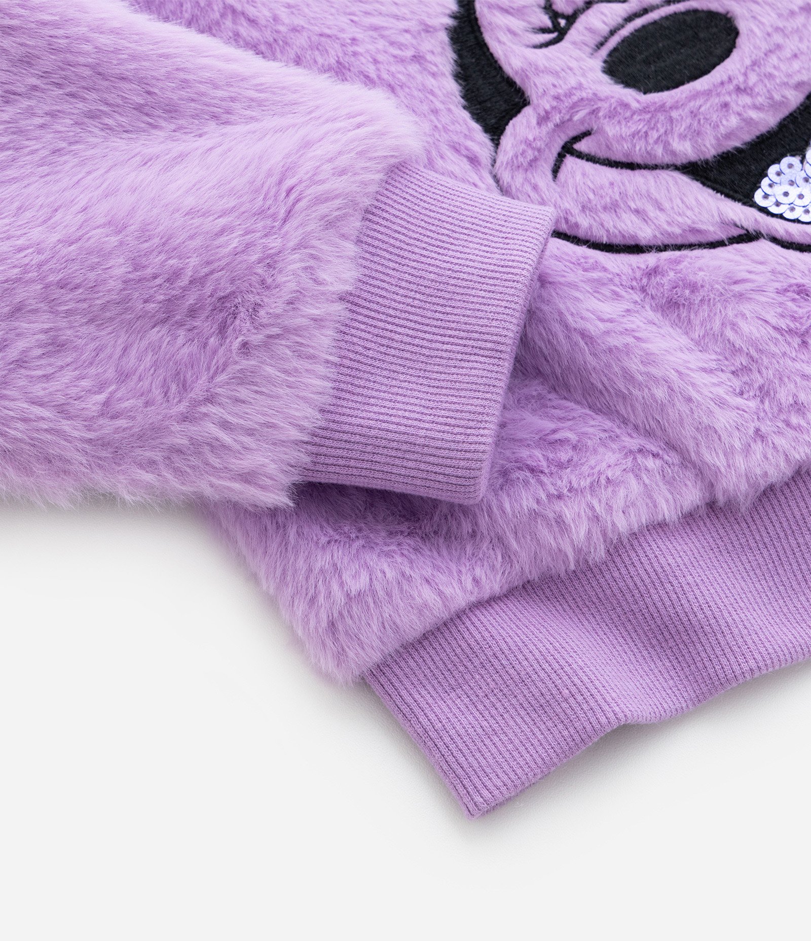 Casaco Infantil em Fleece com Bordado da Minnie - Tam 2 a 8 Anos Roxo 4