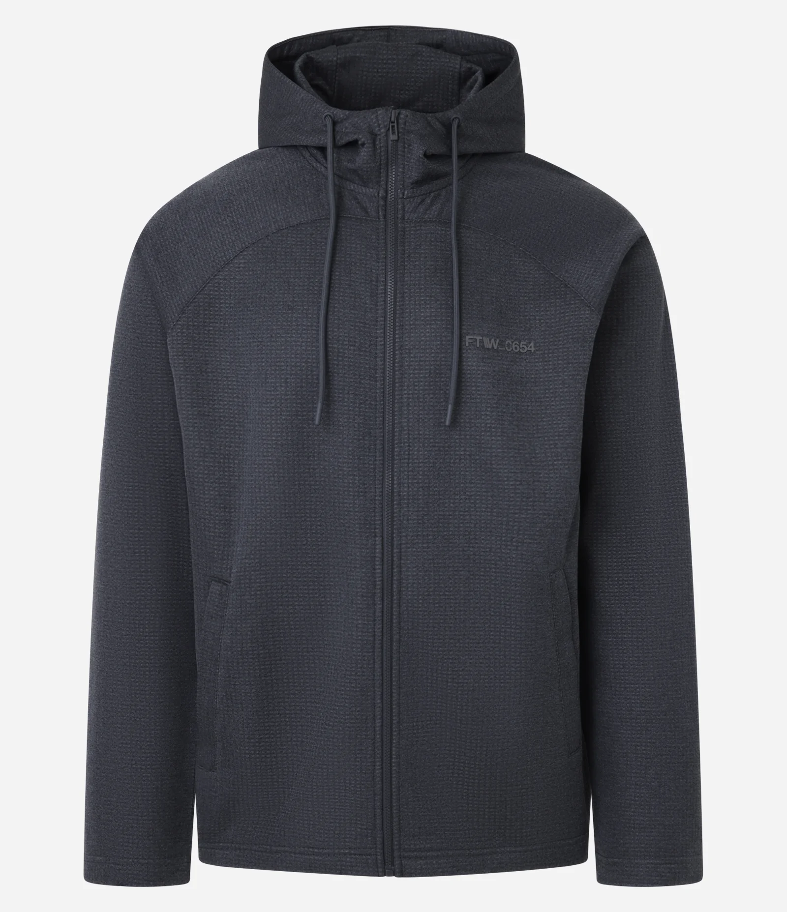 Casaco Esportivo com Textura e Estampa Lettering Cinza 2