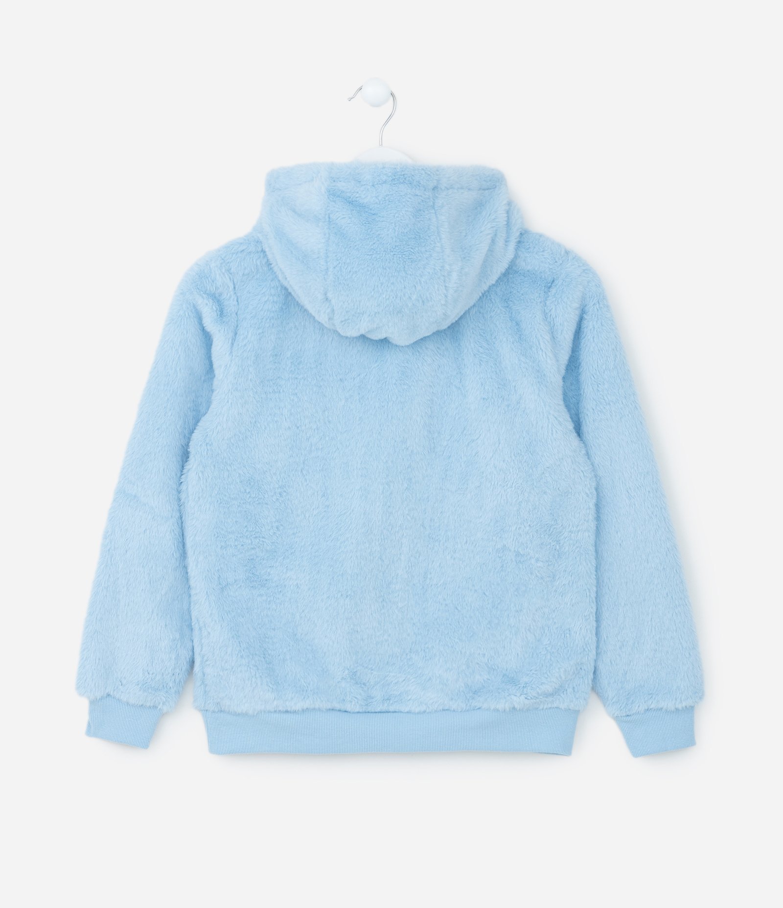 Casaco Infantil em Fleece com Bordado do Stitch - Tam 5 a 14 Anos Azul 2