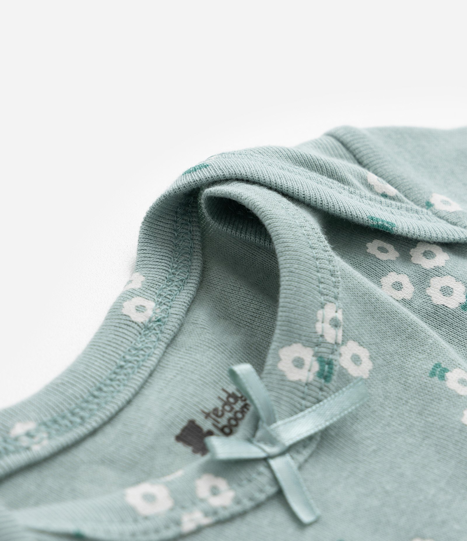 Body Infantil com Estampa Floralzinha - Tam RN a 18 meses Verde 4