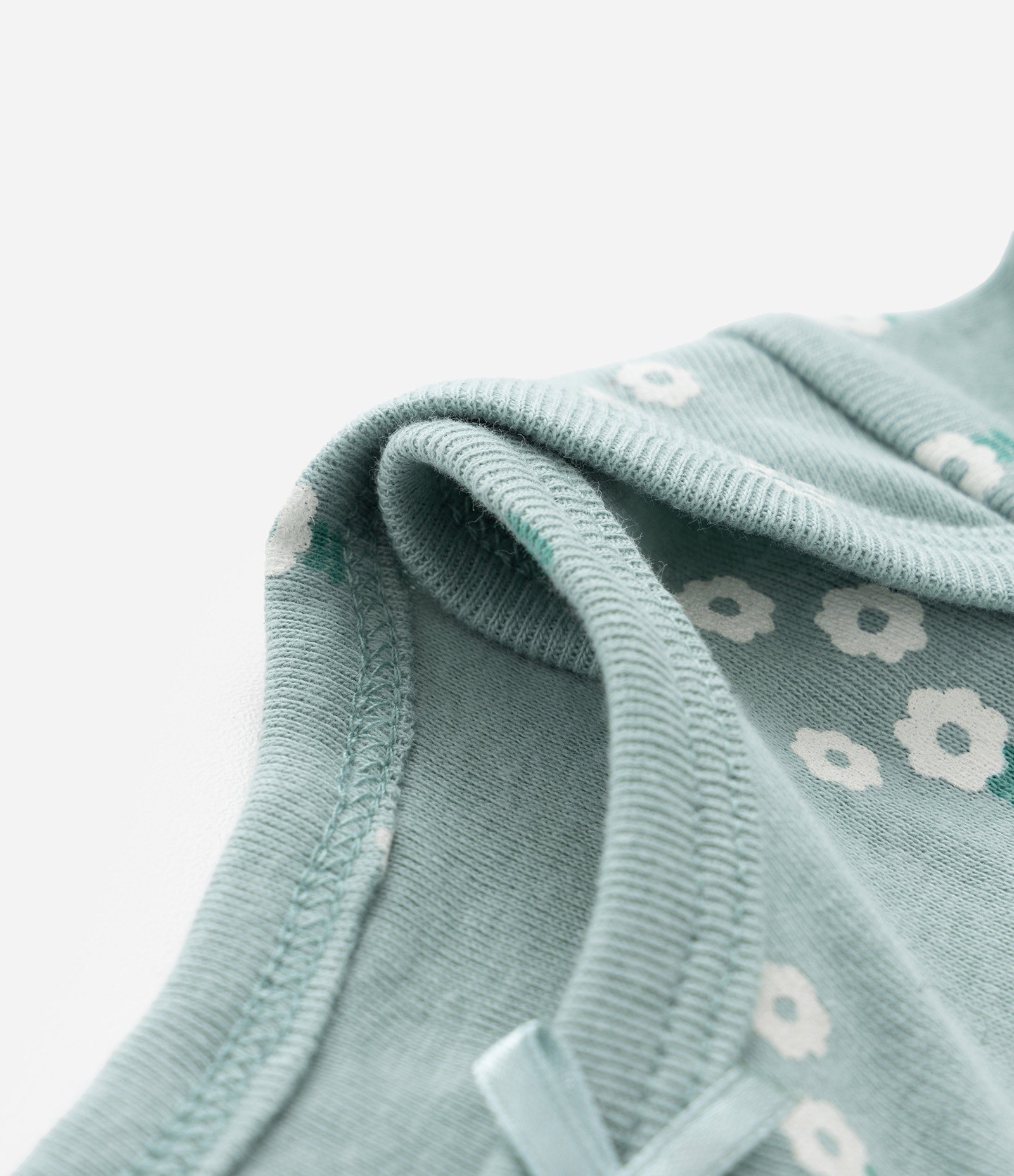 Body Infantil com Estampa Floralzinha - Tam RN a 18 meses Verde 4
