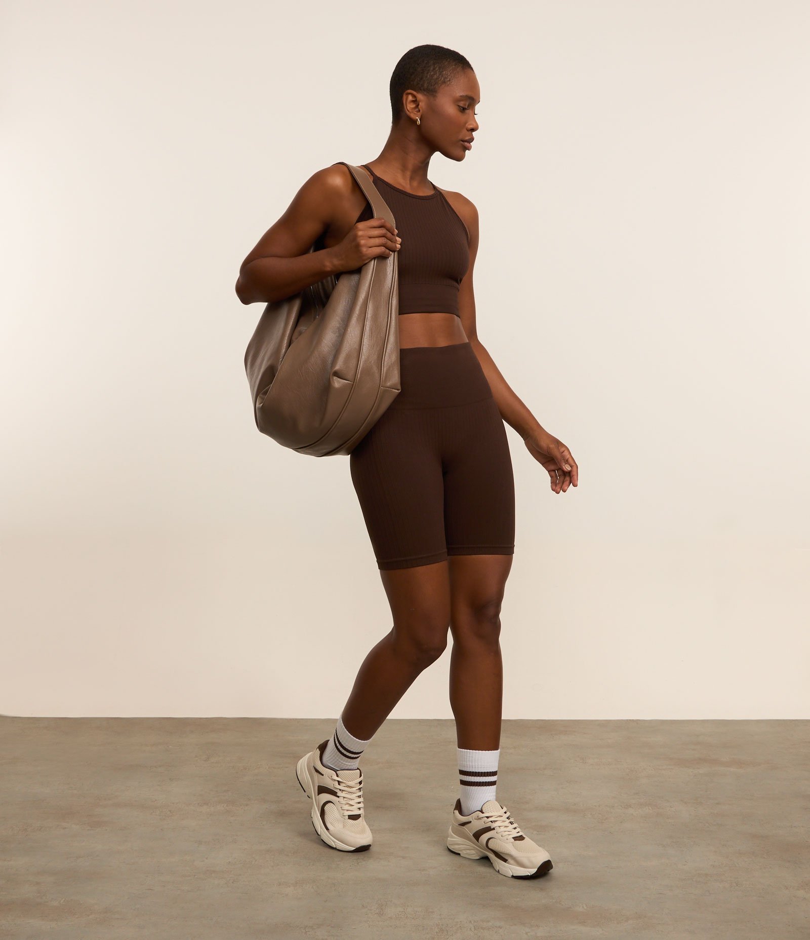 Bermuda Esportiva com Textura Canelada sem Costura 1