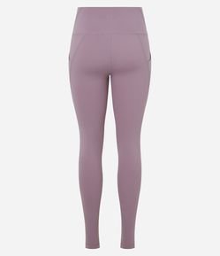 Calca Legging Esportiva em Microfibra com Bolsos