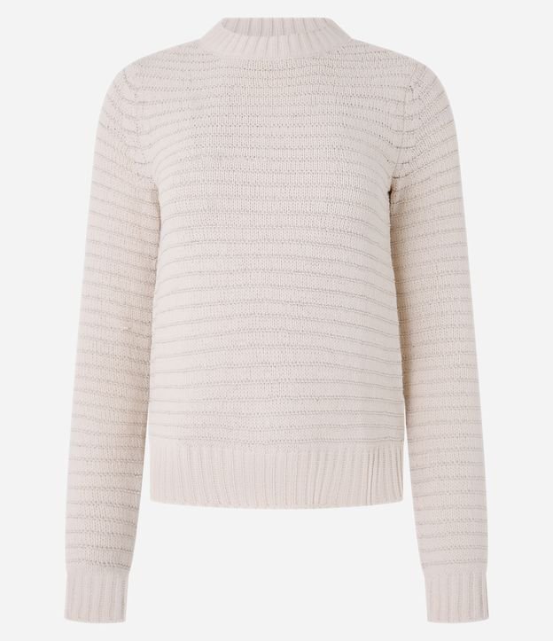 Suéter Slim em Chenille com Fenda Lateral e Fio Metalizado Rosa - Lojas Renner Suéter Slim em Chenille com Fenda Lateral e Fio Metalizado Rosa - Lojas Renner