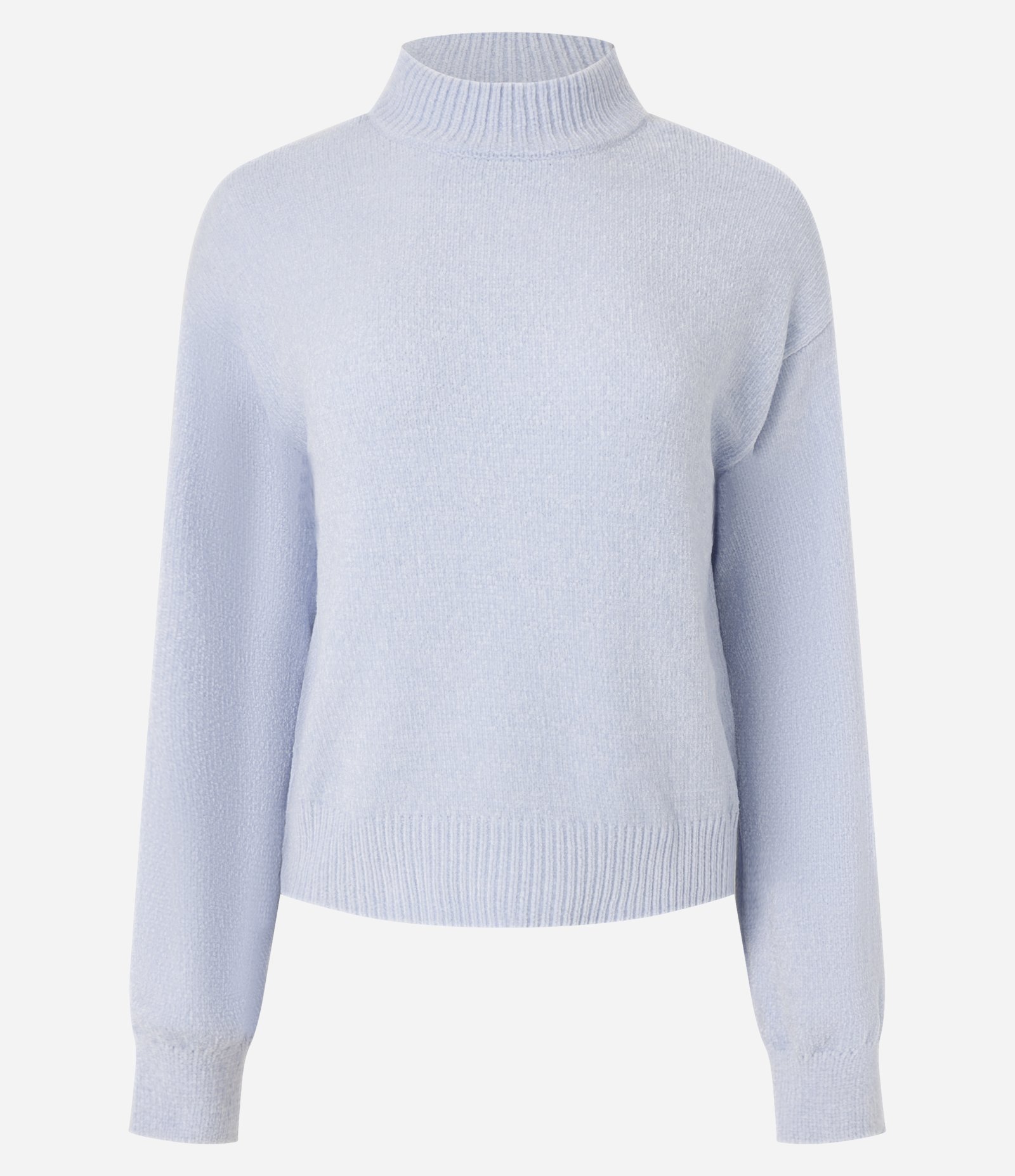 Suéter em Chenille com Golinha Alta e Ribanas 4