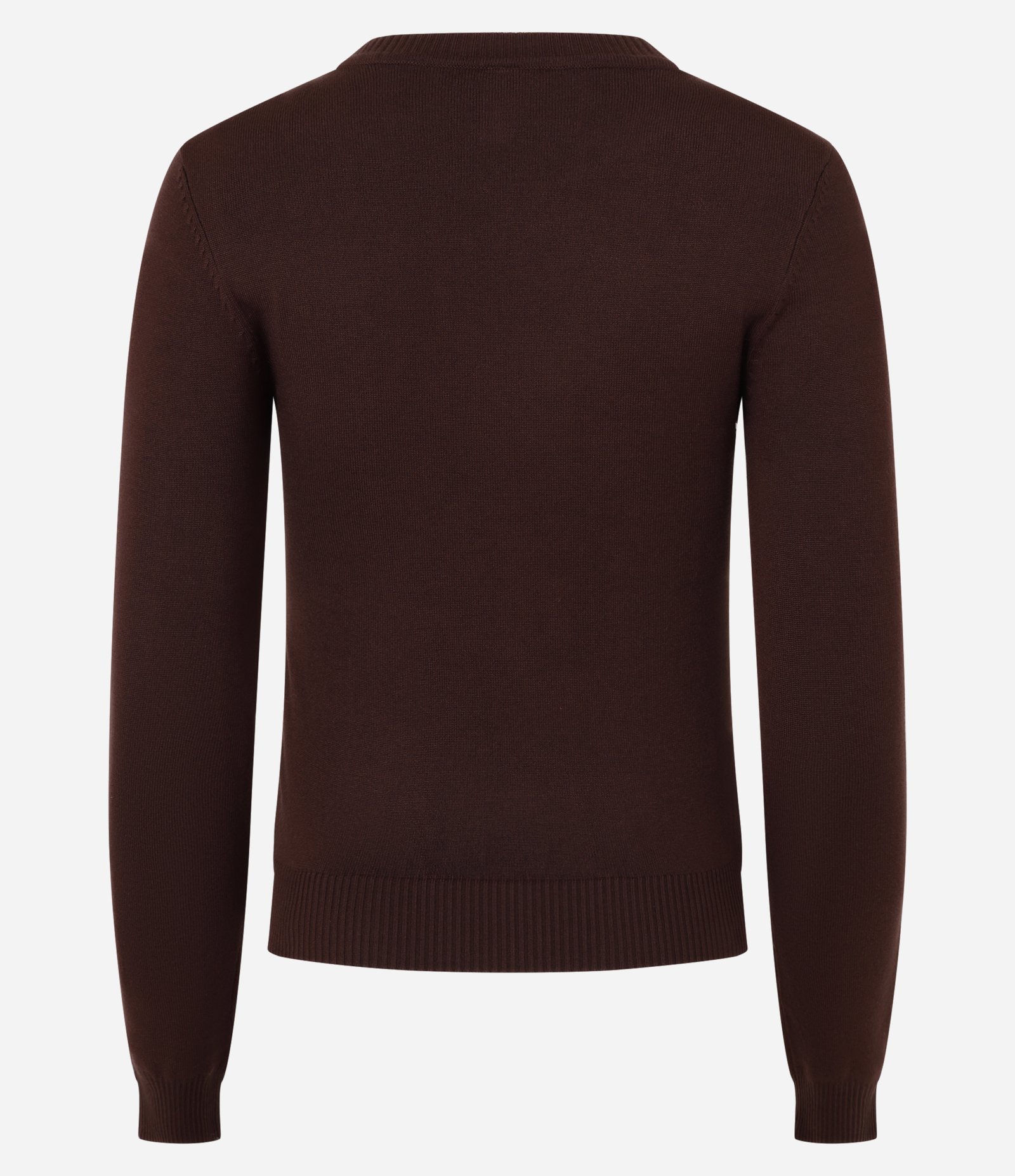 Blusa em Tricô com Punho Barra Marrom 5