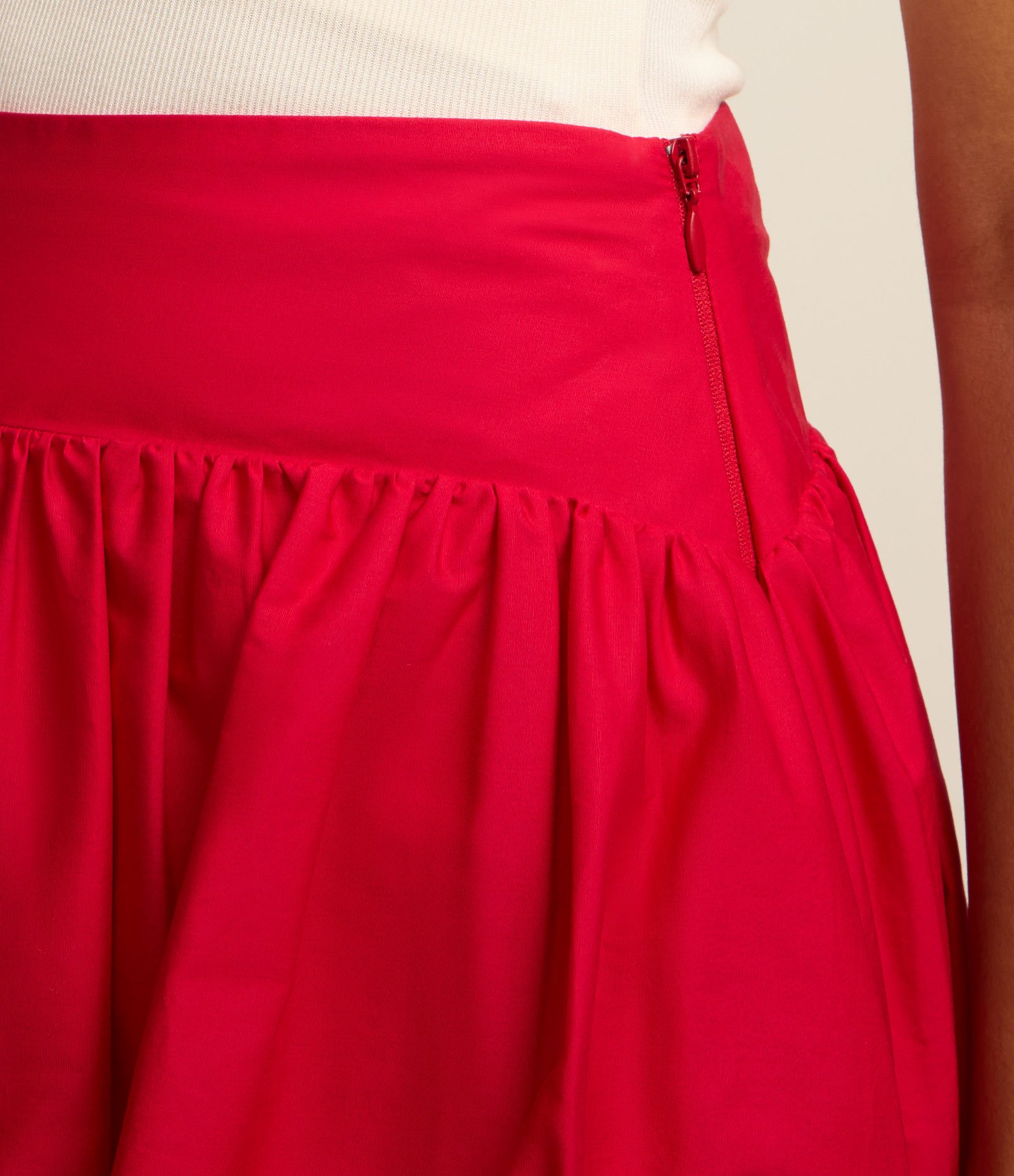 Mini Saia Balonê em Tricoline 3