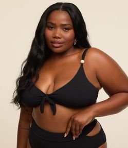 Biquíni Top com Lacinho e Aviamento Curve & Plus Size