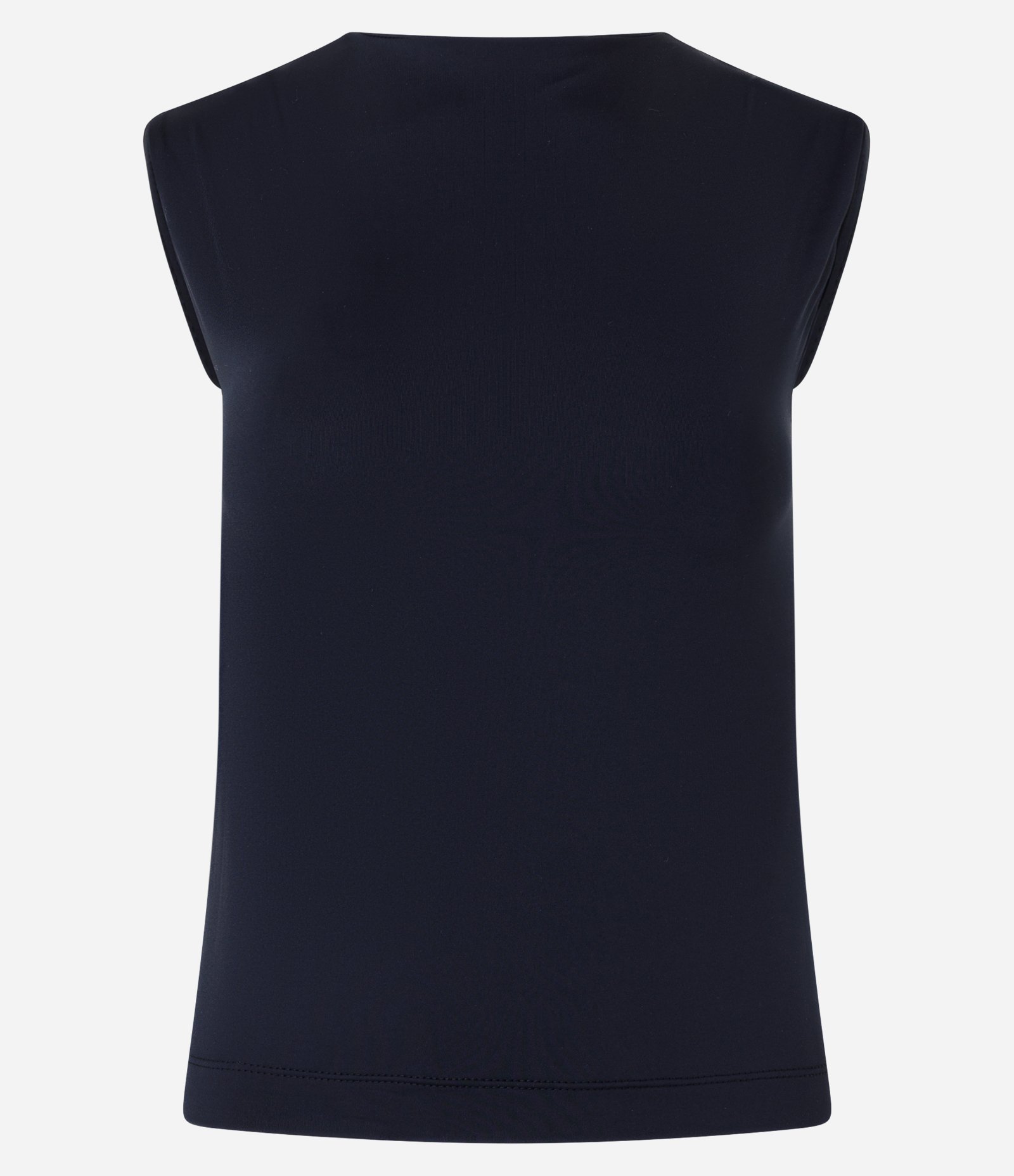 Blusa Sem Manga em Poliamida com Costas Decotadas Preto 6