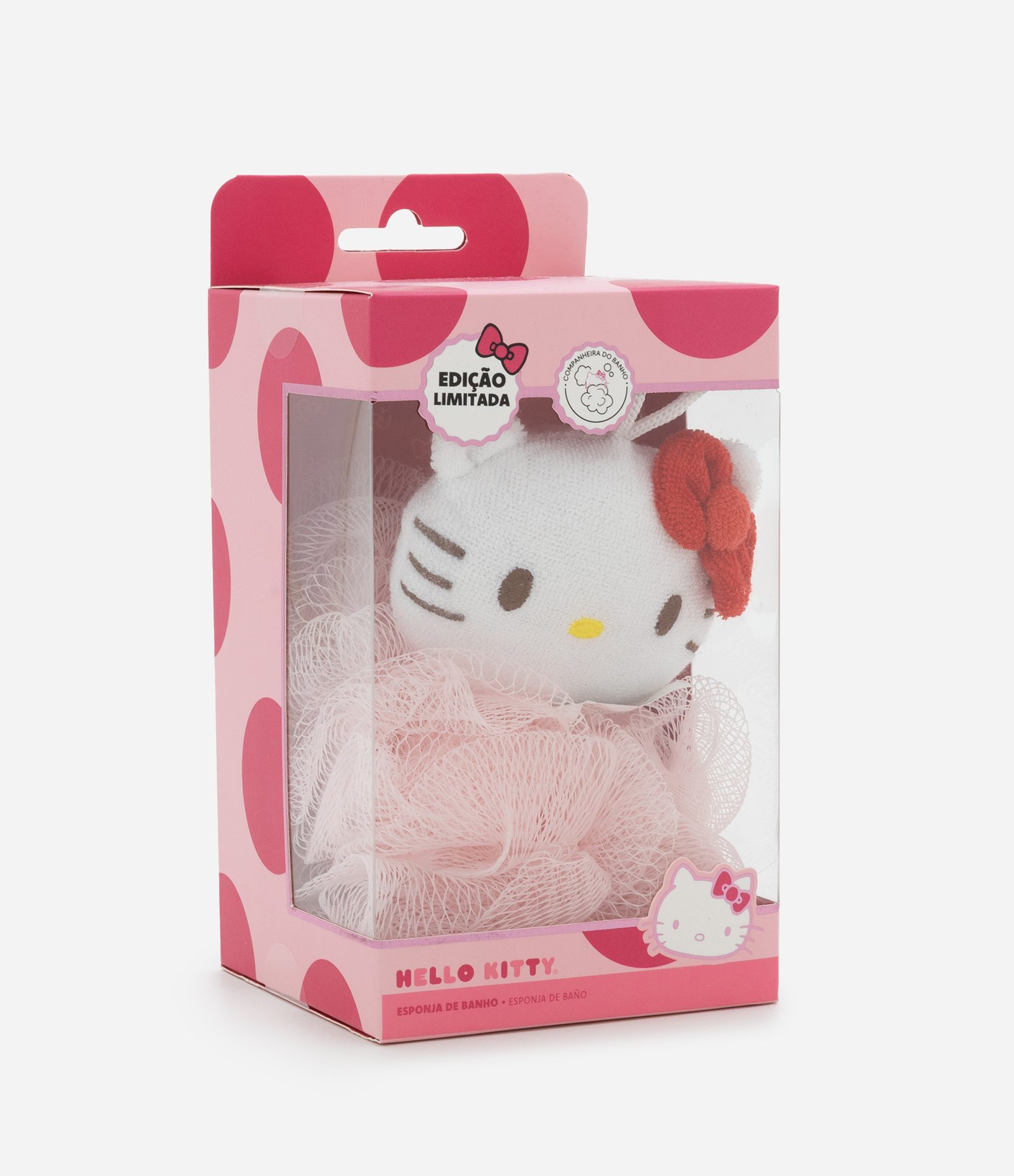 Esponja de Banho Hello Kitty Alchemia Rosa/Branco 4