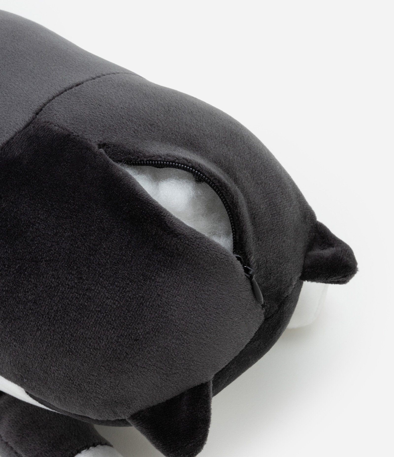 Almofada de Rolo com Formato de Gatinho Preto 3