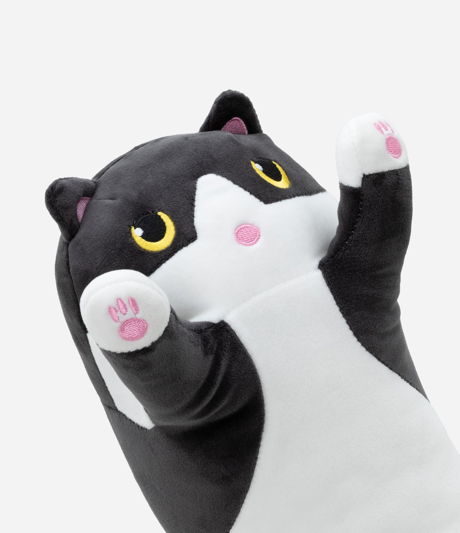 Almofada de Rolo com Formato de Gatinho Preto 5