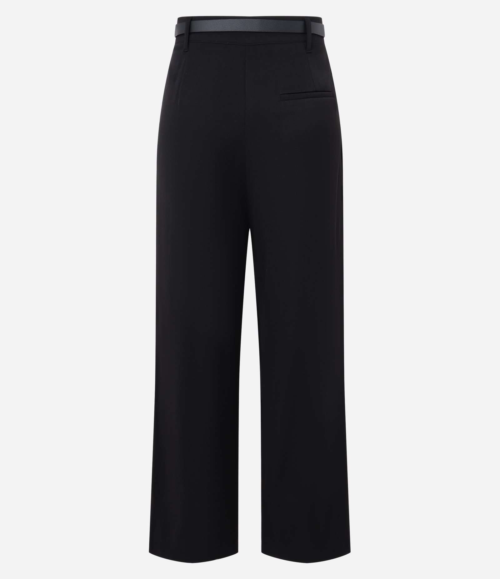 Calça Wide Leg Alfaiataria com Cintura Alta e Cinto Preto 7