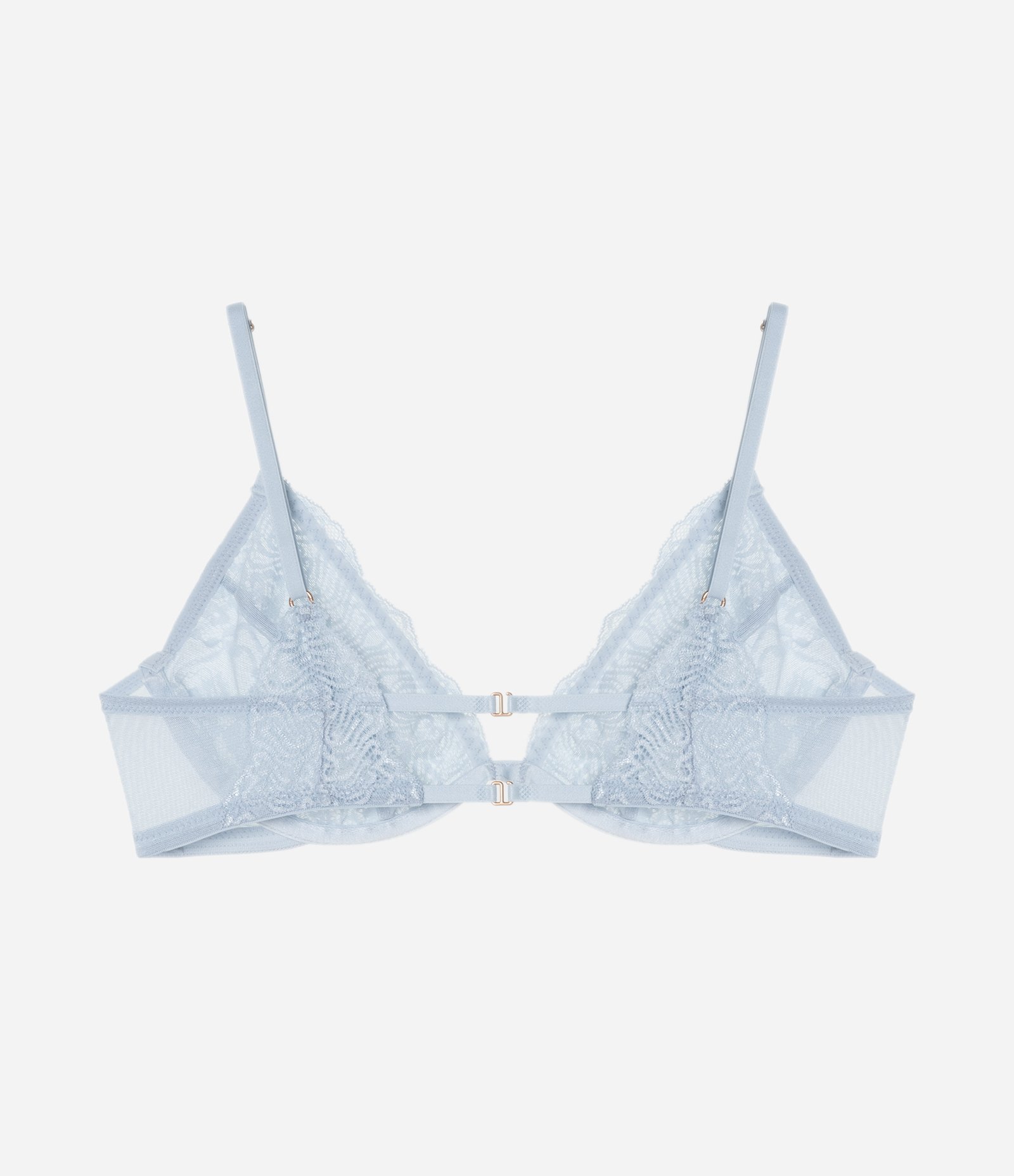 Sutiã sem Bojo com Aro Renda Azul 6