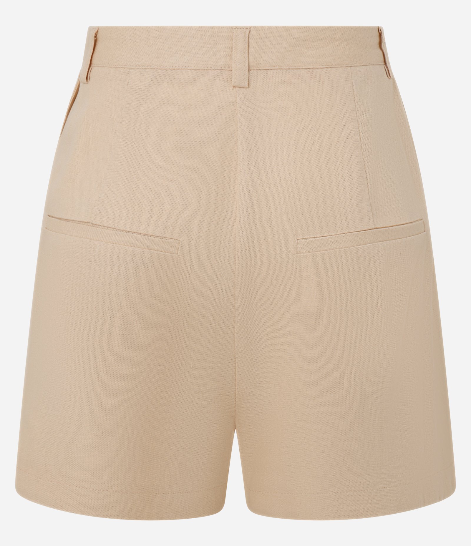 Short Curto em Crepe com Preguinhas Laterais Coral 6