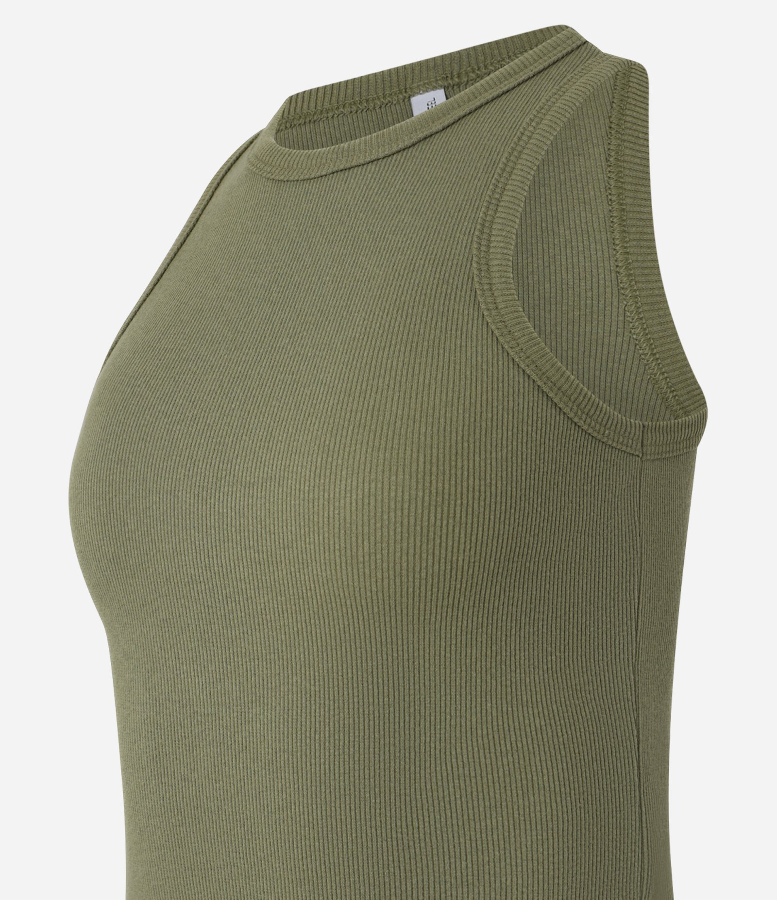 Blusa Regata Básica em Ribana com Leve Textura 6