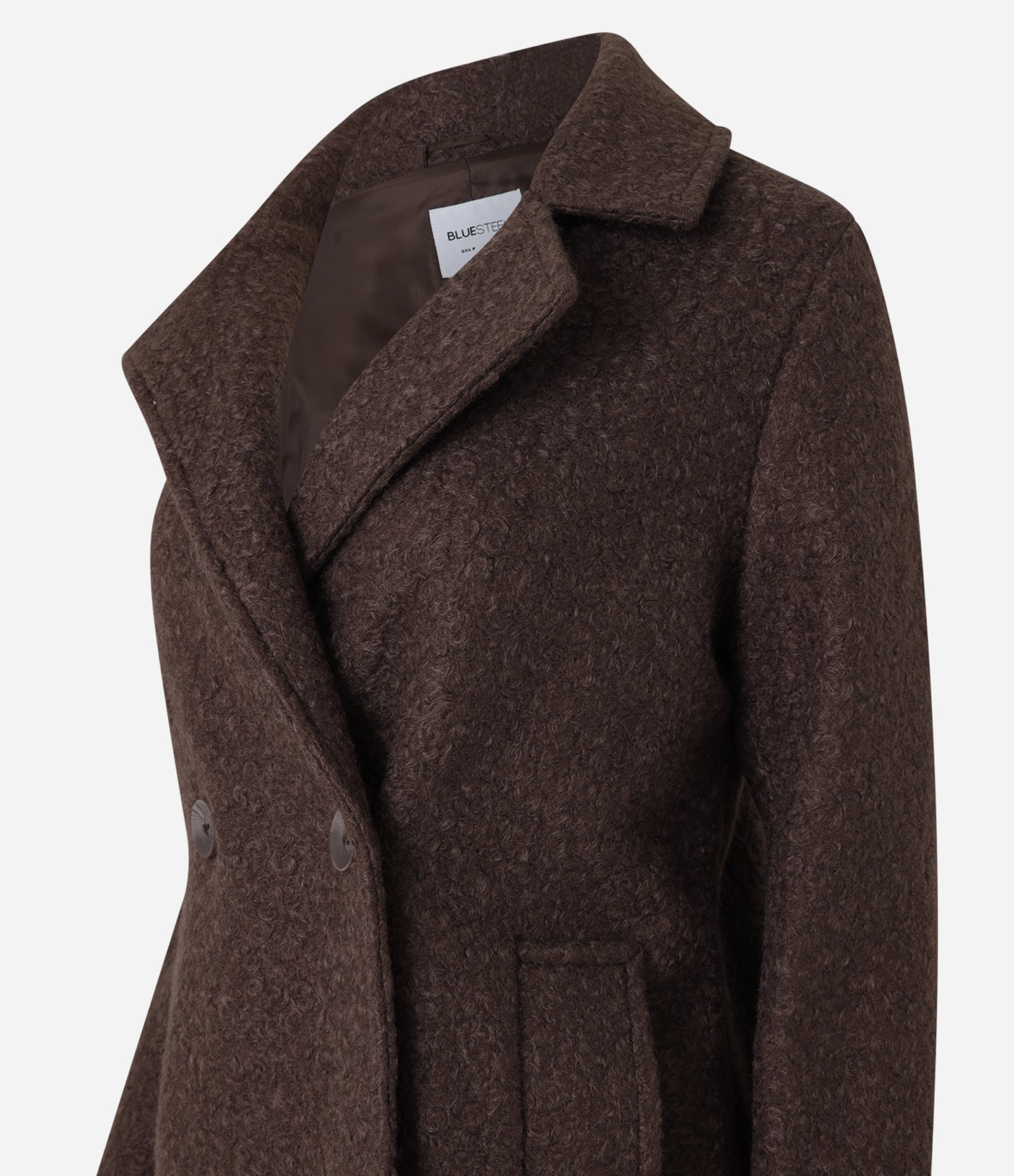 Casaco Alongado em Polyvelour com Textura Boucle 5