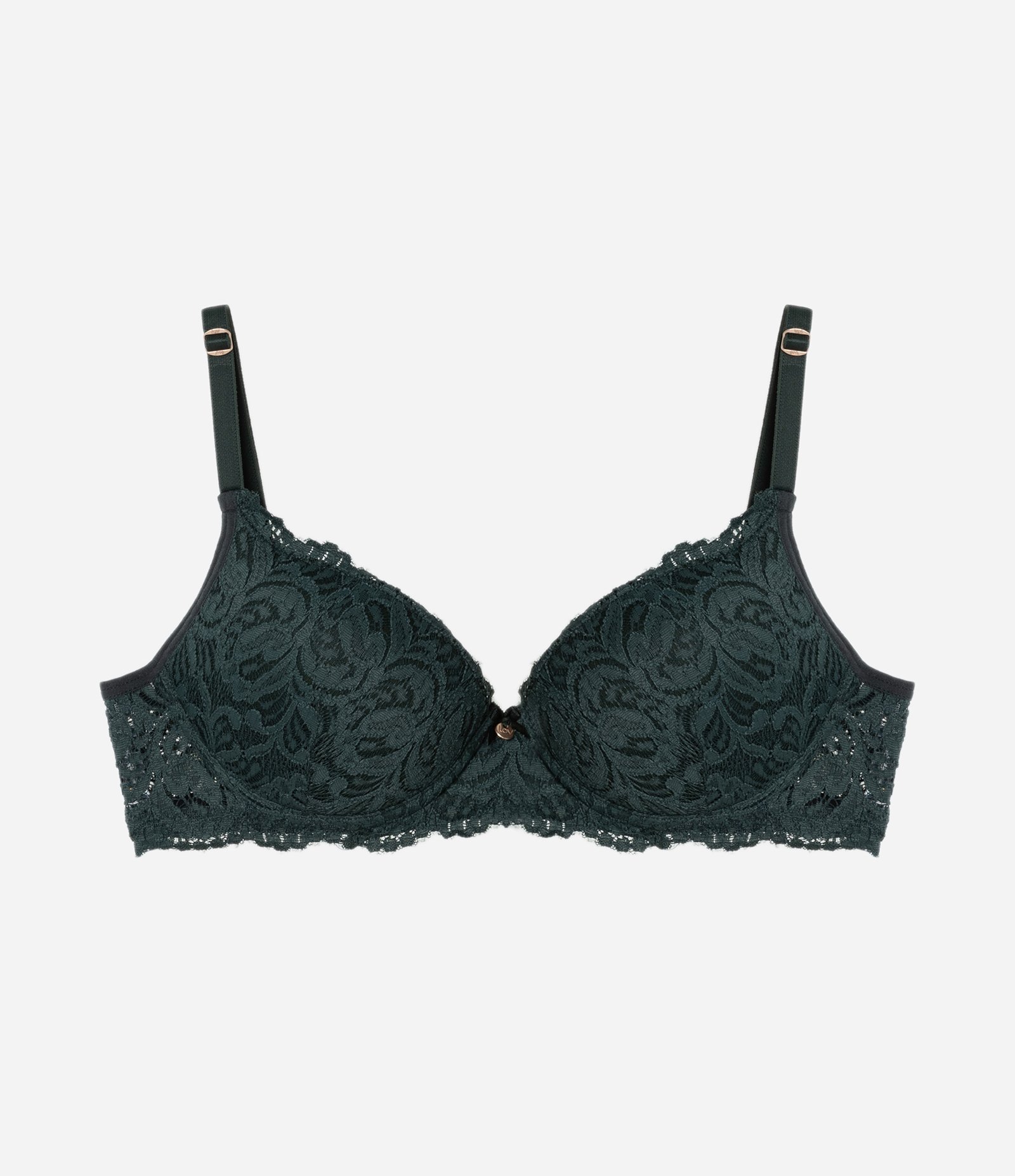 Sutiã Base em Renda Rústica com Bojo Oco 5