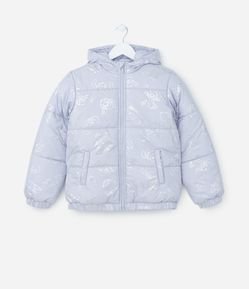 Jaqueta Infantil com Estampa do Stitch em Foil - Tam 5 a 14 Anos