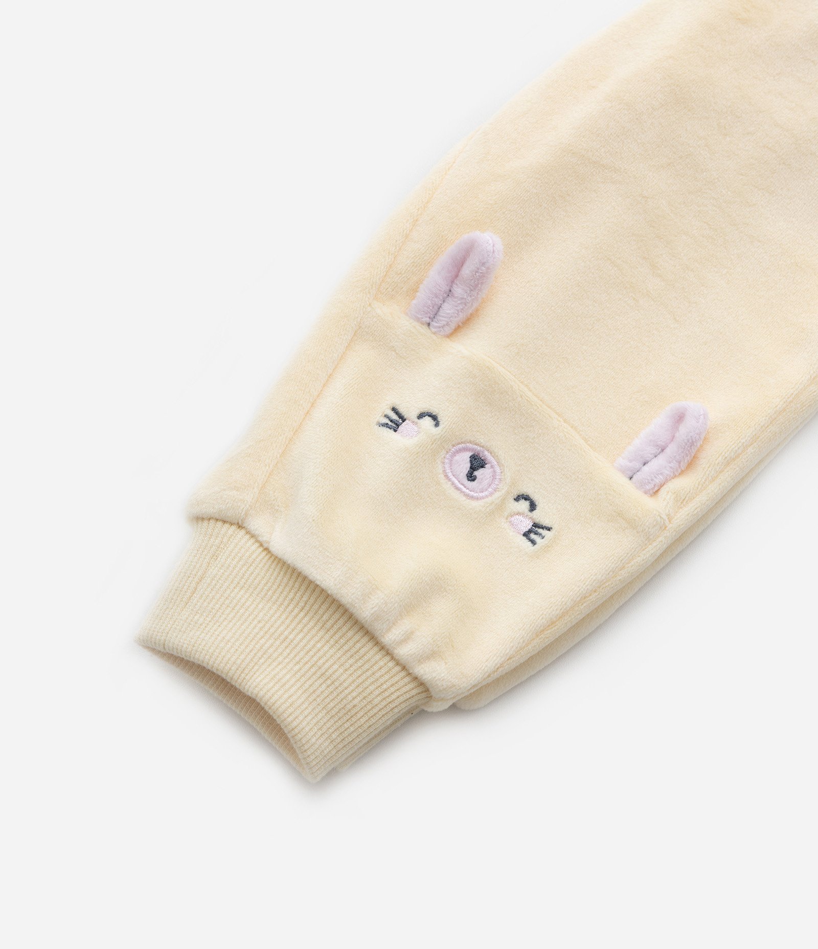 Conjunto Infantil Plush com Bordado de Bichinho - Tam RN A 18 Meses Amarelo 11